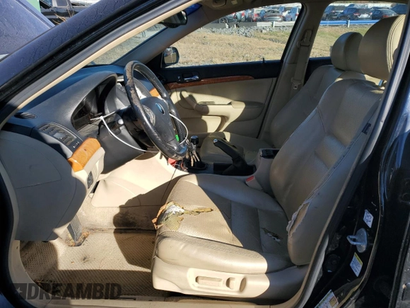2004 Acura TSX w/Navigation with VIN JH4CL95924C046173, listed as a Copart auction lot 76322884 with 274,359 mi miles and Salvage title. Bid and sale history available at DreamBid. Image 7.