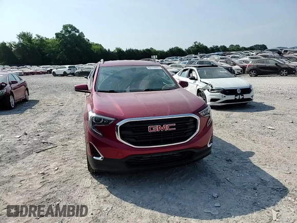 2019 GMC Terrain SLE with VIN 3GKALTEX9KL235624, listed as a Copart auction lot 62329065 with 29,993 mi miles and Salvage title. Bid and sale history available at DreamBid. Image 14.