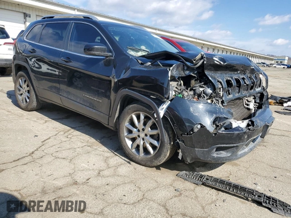 2018 Jeep Cherokee Limited with VIN 1C4PJMDX7JD587009, listed as a Copart auction lot 47013175 with 130,727 mi miles and Salvage Title. Bid and sale history available at carsss.com. Image 4.