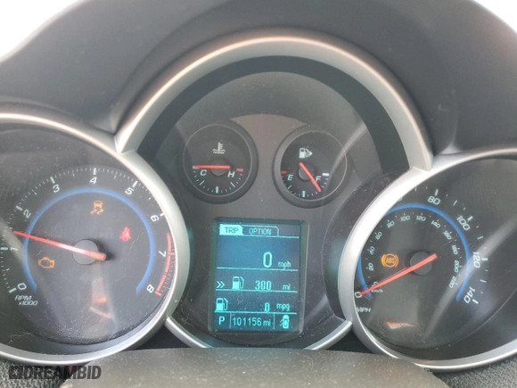2015 Chevrolet Cruze LT with VIN 1G1PC5SB3F7268907, listed as a Copart auction lot 52423495 with 101,156 mi miles and Salvage Title. Bid and sale history available at carsss.com. Image 9.