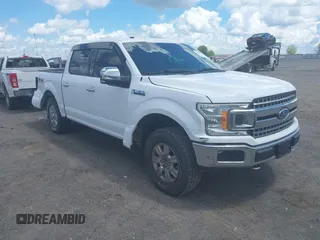 2018 Ford F-150 XL with VIN 1FTEW1E50JKC91068, listed as a IAAI auction lot 42221345 with 135,095 mi miles and . Bid and sale history available at DreamBid. Image 1.
