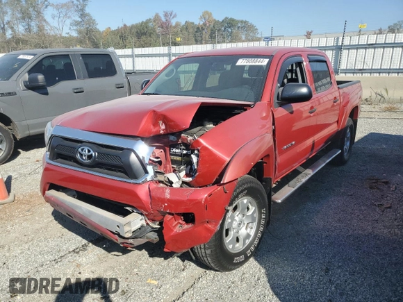 2013 Toyota Tacoma PreRunner z VIN 5TFJU4GN2DX034150, wystawiony jako Copart lot #77808844 z przebiegiem 112 621 mil mil oraz Szkoda całkowita • Salvage title. Historia ofert i sprzedaży dostępna na DreamBid. Obrazek 1.