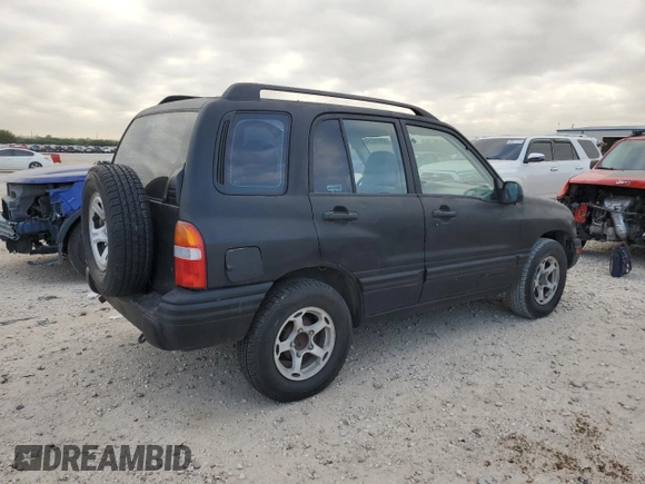 2000 Chevrolet Tracker z VIN 2CNBE13C4Y6920783, wystawiony jako Copart lot #82619854 z przebiegiem 96 620 mil mil oraz Czysty tytuł • Clean title. Historia ofert i sprzedaży dostępna na DreamBid. Obrazek 3.