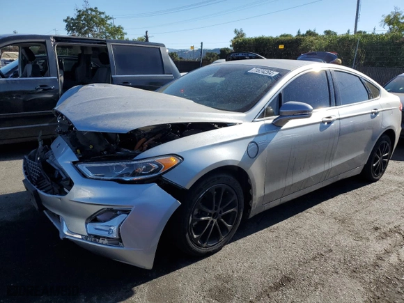 2020 Ford Fusion Plug-In Hybrid Titanium with VIN 3FA6P0SUXLR258459, listed as a Copart auction lot 71624294 with 116,228 mi miles and Salvage Title. Bid and sale history available at carsss.com. Image 1.