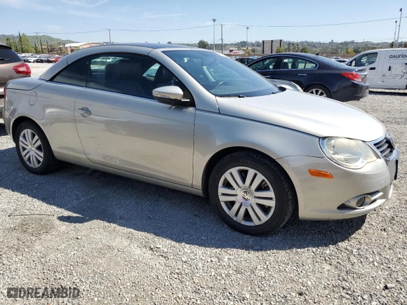 2009 Volkswagen Eos Komfort with VIN WVWBA71F09V011131, listed as a Copart auction lot 52743645 with 93,748 mi miles and Clean Title. Bid and sale history available at carsss.com. Image 4.