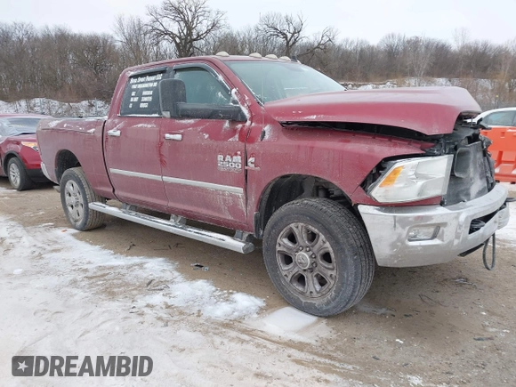 2015 Ram 2500 Big Horn с VIN 3C6UR5DL0FG632274, выставлен на аукционе IAAI как лот 41363925 с пробегом 121 412 миль миль и . История ставок и продаж доступна на DreamBid. Изображение 1.