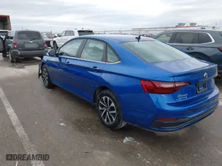 2023 Volkswagen Jetta S with VIN 3VW5M7BU0PM027528, listed as a IAAI auction lot 41526397 with 10,632 mi miles. Bid and sale history available at carsss.com. Image 3.