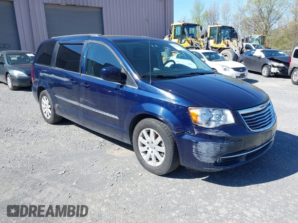 2014 Chrysler Town & Country Touring with VIN 2C4RC1BG5ER365110, listed as a IAAI auction lot 42138323 with 127,424 mi miles. Bid and sale history available at carsss.com. Image 1.