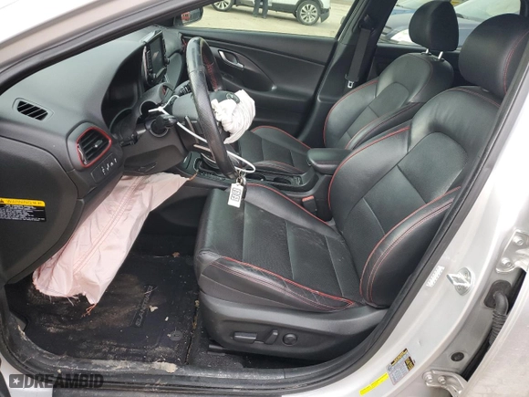 2018 Hyundai Elantra GT Sport with VIN KMHH55LC0JU038910, listed as a Copart auction lot 40753314 with 0 mi miles. Bid and sale history available at carsss.com. Image 7.