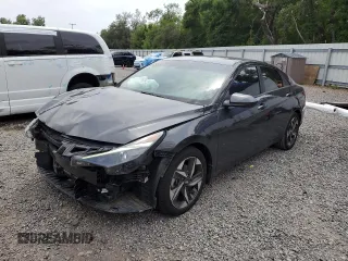 2023 Hyundai Elantra SEL z VIN 5NPLS4AG1PH091691, wystawiony jako Copart lot #58180325 z przebiegiem 52 955 mil mil oraz Nie do naprawy • Non repairable. Historia ofert i sprzedaży dostępna na DreamBid. Obrazek 1.