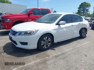 2014 Honda Accord LX z VIN 1HGCR2F34EA032548, wystawiony jako IAAI lot #42054306 z przebiegiem 139 625 mil mil oraz . Historia ofert i sprzedaży dostępna na DreamBid. Obrazek 2.