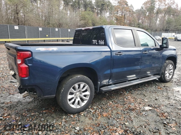 2019 Chevrolet Silverado 1500 Custom with VIN 3GCUYBEF8KG700236, listed as a Copart auction lot 81114414 with 40,668 mi miles and Salvage Title. Bid and sale history available at DreamBid. Image 3.