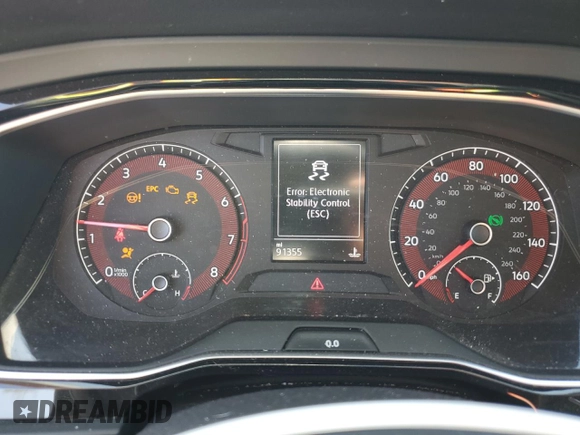 2021 Volkswagen Jetta S with VIN 3VWC57BU8MM040446, listed as a Copart auction lot 57343725 with 91,355 mi miles and Salvage title. Bid and sale history available at DreamBid. Image 9.
