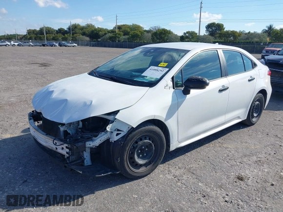 2020 Toyota Corolla LE with VIN 5YFEPRAE5LP078994, listed as a IAAI auction lot 41888292 with 92,563 mi miles. Bid and sale history available at carsss.com. Image 17.