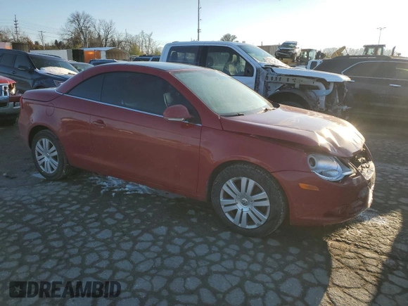 2007 Volkswagen Eos with VIN WVWAA71F37V022794, listed as a Copart auction lot 83050514 with 175,762 mi miles and Salvage Title. Bid and sale history available at DreamBid. Image 4.