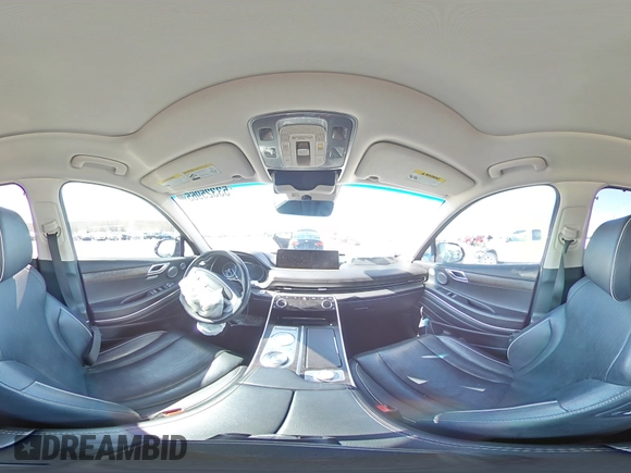 2021 Genesis GV80 with VIN KMUHCESC4MU040334, listed as a Copart auction lot 53325965 with 70,408 mi miles and Salvage title. Bid and sale history available at DreamBid. Image 16.