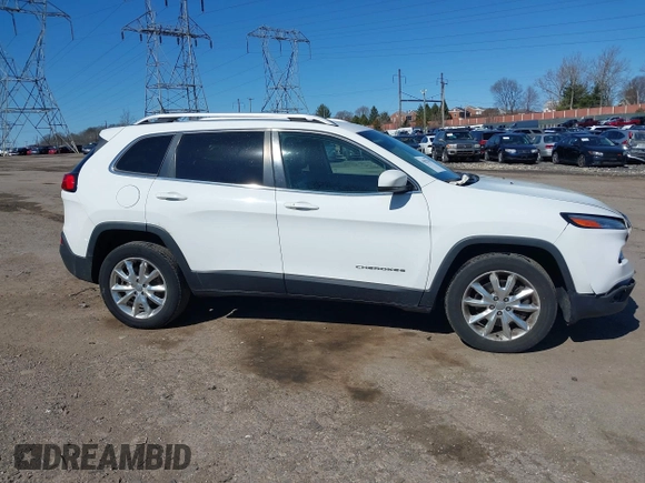 2015 Jeep Cherokee Limited with VIN 1C4PJMDB2FW545430, listed as a IAAI auction lot 41822780 with 135,639 mi miles. Bid and sale history available at carsss.com. Image 14.