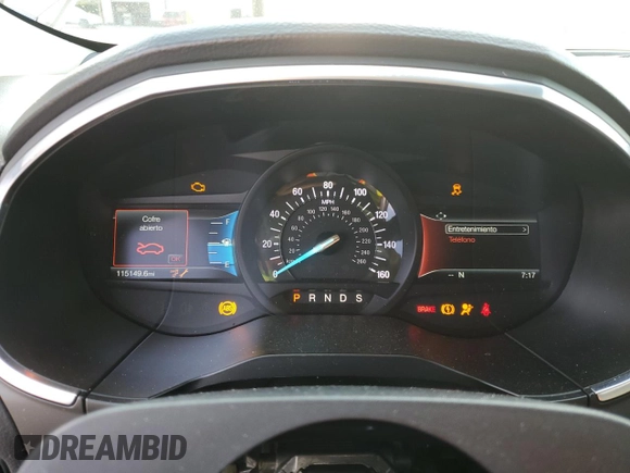 2020 Ford Edge Titanium with VIN 2FMPK3K95LBB35379, listed as a Copart auction lot 53027985 with 115,149 mi miles and Non repairable. Bid and sale history available at DreamBid. Image 9.