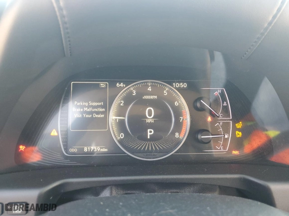 2019 Lexus ES with VIN 58ABZ1B14KU006555, listed as a Copart auction lot 48803865 with 81,739 mi miles and Salvage Title. Bid and sale history available at carsss.com. Image 9.