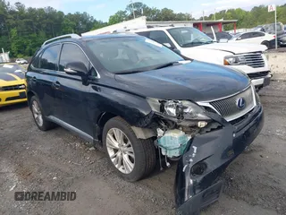 2010 Lexus RX 450h with VIN JTJBC1BA7A2024570, listed as a IAAI auction lot 42243179 with 197,000 mi miles and . Bid and sale history available at DreamBid. Image 1.