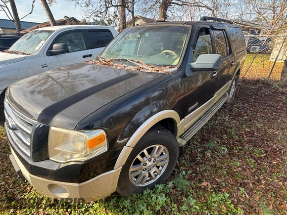 2008 Ford Expedition EL Eddie Bauer with VIN 1FMFK17558LA88190, listed as a Copart auction lot 43299415 with 199,528 mi miles and Clean Title. Bid and sale history available at carsss.com. Image 2.