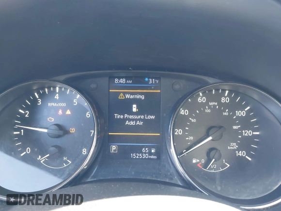 2019 Nissan Rogue SV with VIN KNMAT2MV7KP500390, listed as a IAAI auction lot 41897372 with 152,530 mi miles. Bid and sale history available at carsss.com. Image 7.