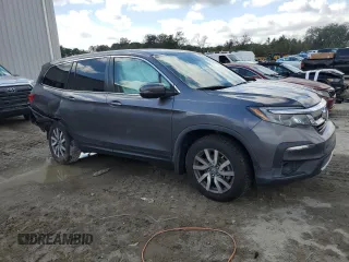 2021 Honda Pilot EX-L z VIN 5FNYF6H58MB052178, wystawiony jako Copart lot #46274875 z przebiegiem 52 104 mil mil oraz Nie do naprawy • Non repairable. Historia ofert i sprzedaży dostępna na DreamBid. Obrazek 4.