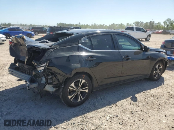 2023 Nissan Sentra SV with VIN 3N1AB8CV1PY226135, listed as a Copart auction lot 52168125 with 63,393 mi miles and Salvage Title. Bid and sale history available at DreamBid. Image 3.