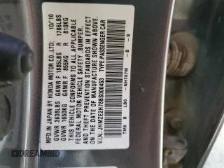 2011 Honda Insight EX z VIN JHMZE2H78BS000453, wystawiony jako Copart lot #58771715 z przebiegiem 183 326 mil mil oraz Szkoda całkowita • Salvage title. Historia ofert i sprzedaży dostępna na DreamBid. Obrazek 12.