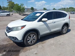 2014 Honda CR-V EX-L with VIN 5J6RM3H79EL037837, listed as a IAAI auction lot 42166214 with 257,643 mi miles and . Bid and sale history available at carsss.com. Image 2.