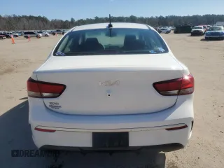 2022 Kia Rio LX with VIN 3KPA24AD5NE432475, listed as a Copart auction lot 42524575 with 18,593 mi miles and Salvage Title. Bid and sale history available at DreamBid. Image 6.