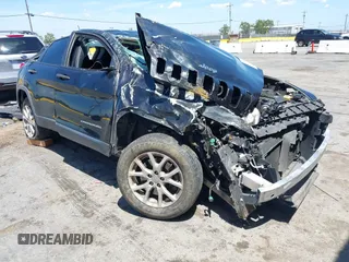 2016 Jeep Cherokee Sport with VIN 1C4PJMAB4GW153118, listed as a IAAI auction lot 42260034 with Not provided miles and . Bid and sale history available at DreamBid. Image 1.