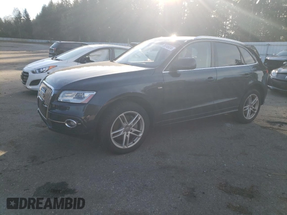 2014 Audi Q5 Prestige with VIN WA1WGAFP7EA009628, listed as a Copart auction lot 79746924 with 116,403 mi miles and Salvage title. Bid and sale history available at DreamBid. Image 1.