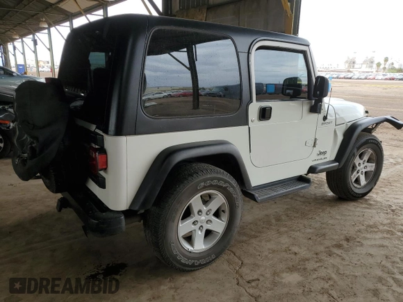 2005 Jeep Wrangler Sport with VIN 1J4FA49S05P301217, listed as a Copart auction lot 53349525 with 139,898 mi miles and Salvage Title. Bid and sale history available at carsss.com. Image 3.