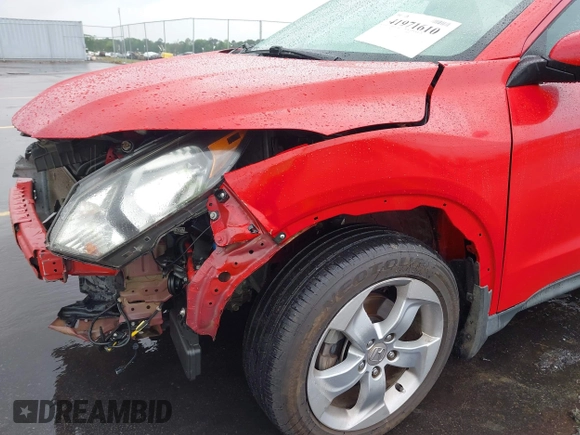 2016 Honda HR-V EX with VIN 3CZRU5H55GM721215, listed as a IAAI auction lot 41971610 with 122,299 mi miles. Bid and sale history available at carsss.com. Image 17.