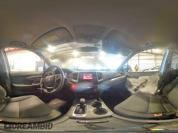 2017 Honda Ridgeline Sport+ with VIN 5FPYK3F22HB038941, listed as a Copart auction lot 51498405 with 121,347 mi miles and Salvage title. Bid and sale history available at DreamBid. Image 15.