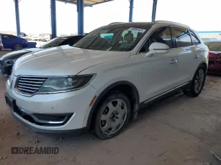 2016 Lincoln MKX Reserve with VIN 2LMPJ8LP5GBL38392, listed as a Copart auction lot 58006445 with 116,809 mi miles and Salvage title. Bid and sale history available at DreamBid. Image 1.