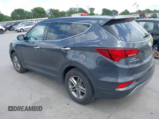 2017 Hyundai Santa Fe 2.4L with VIN 5XYZTDLB6HG458652, listed as a IAAI auction lot 42081160 with 90,816 mi miles and . Bid and sale history available at DreamBid. Image 3.