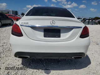 2021 Mercedes-Benz C 300 with VIN W1KWF8DBXMR610630, listed as a Copart auction lot 50550545 with 44,072 mi miles and Non Repairable. Bid and sale history available at carsss.com. Image 6.