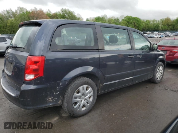 2014 Dodge Grand Caravan SE 30th Anniversary with VIN 2C4RDGBG1ER457489, listed as a Copart auction lot 54301225 with 157,740 mi miles and Salvage Title. Bid and sale history available at DreamBid. Image 3.