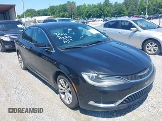 2015 Chrysler 200 Limited with VIN 1C3CCCAB1FN611418, listed as a IAAI auction lot 42507860 with 168,625 mi miles and . Bid and sale history available at DreamBid. Image 6.