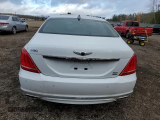 2017 Genesis G90 5.0L Ultimate with VIN KMHG54JH6HU025237, listed as a Copart auction lot 78040824 with 166,276 mi miles and Clean Title. Bid and sale history available at carsss.com. Image 6.