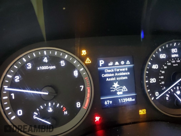 2019 Hyundai Tucson Sport with VIN KM8J33AL1KU049169, listed as a Copart auction lot 45526535 with 113,948 mi miles and Salvage Title. Bid and sale history available at carsss.com. Image 9.