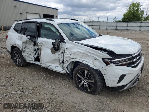 2022 Volkswagen Atlas SE z VIN 1V2LP2CA7NC551670, wystawiony jako Copart lot #58137295 z przebiegiem 32 775 mil mil oraz Nie do naprawy • Non repairable. Historia ofert i sprzedaży dostępna na DreamBid. Obrazek 4.