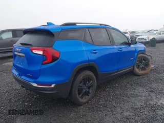 2024 GMC Terrain AT4 with VIN 3GKALYEG5RL149296, listed as a IAAI auction lot 40970270 with 6,683 mi miles and . Bid and sale history available at carsss.com. Image 4.