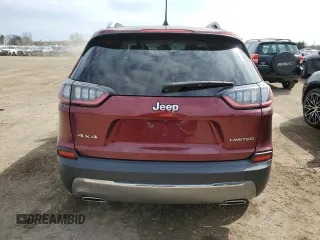 2020 Jeep Cherokee Limited with VIN 1C4PJMDX9LD568898, listed as a Copart auction lot 53698315 with 222,281 mi miles and Clean Title. Bid and sale history available at carsss.com. Image 6.