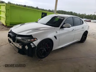2017 Alfa Romeo Giulia with VIN ZARFAEAV4H7552446, listed as a Copart auction lot 72610824 with 69,481 mi miles and Salvage title. Bid and sale history available at DreamBid. Image 1.