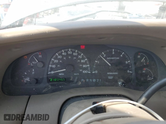 2002 Lincoln Navigator z VIN 5LMFU28R32LJ14694, wystawiony jako Copart lot #66689144 z przebiegiem 212 346 mil mil oraz Szkoda całkowita • Salvage title. Historia ofert i sprzedaży dostępna na DreamBid. Obrazek 9.