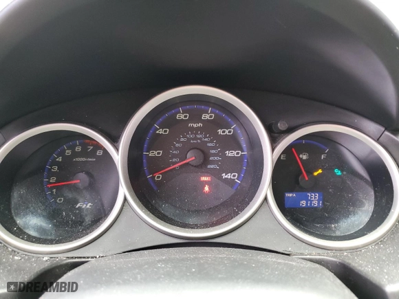 2008 Honda Fit Sport with VIN JHMGD37628S028458, listed as a Copart auction lot 47485305 with 191,191 mi miles and Salvage Title. Bid and sale history available at carsss.com. Image 9.