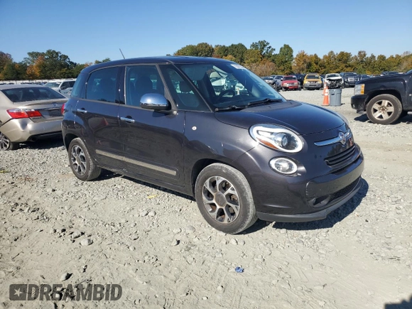 2014 FIAT 500L Lounge with VIN ZFBCFACH6EZ005129, listed as a Copart auction lot 75875394 with 88,813 mi miles and Salvage Title. Bid and sale history available at carsss.com. Image 4.